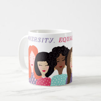Caneca De Café Mulheres Ilustradas do Mundo Mug