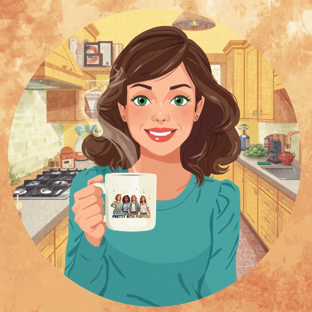 Caneca De Café Mulheres Inspiradoras com Propósito (Criador carregado)