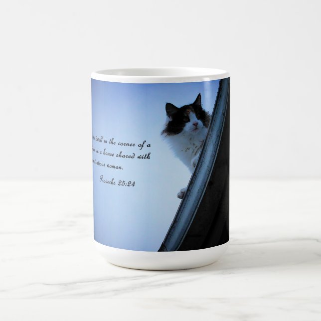 Caneca De Café Mulheres Litigiosas Provérbios 25:24 (Centro)