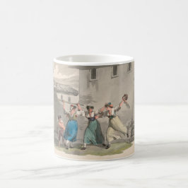 Caneca De Café Mulheres lutando em Roma, Itália (cena histórica)