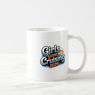 Caneca De Café Mulheres Meninas Cruzeiros 2026 Férias de Cruzeiro