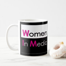 Caneca De Café Mulheres na Mídia Clássica Mug Black