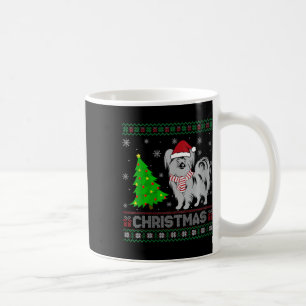 Caneca De Café Mulheres Papillon Cão Xmas Cristo De Iluminação Fe