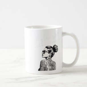 Caneca De Café Mulheres pelo Solteiro tatuado no Dia Anti-Valenti