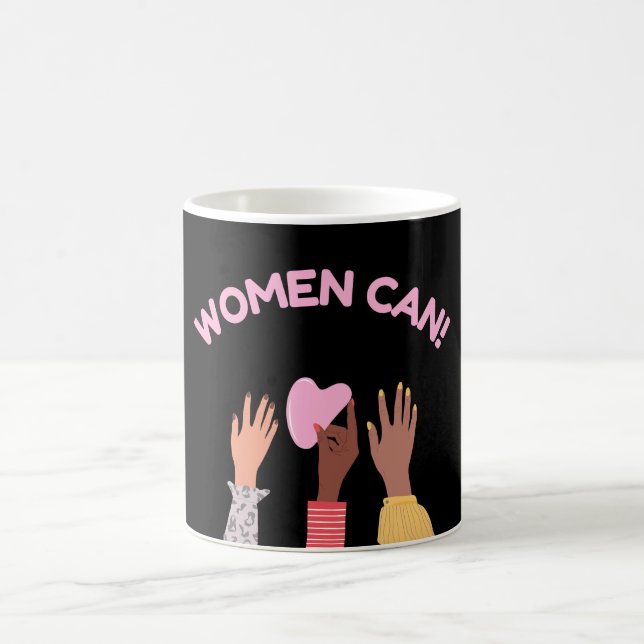Caneca De Café Mulheres Podem Feminista (Centro)