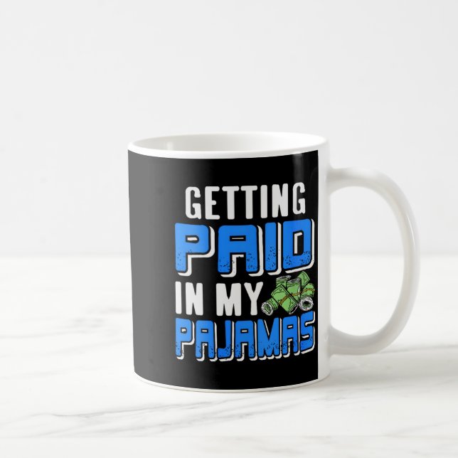 Caneca De Café Mulheres Recebendo Em Minhas Pijamas Roupas De Tra (Direita)