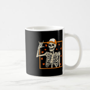 Caneca De Café Mulheres Rock & Roll Esqueleto Rock On Estrela