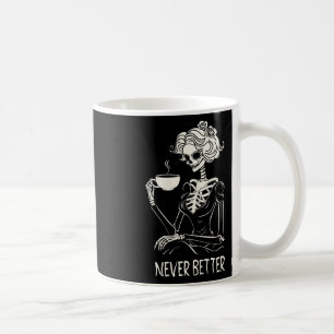 Caneca De Café Mulheres sem melhor esqueleto Bebendo café