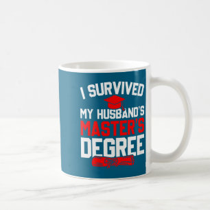 Caneca De Café Mulheres sobreviveram ao mestrado do marido engraç