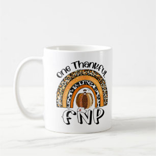 Caneca De Café Mulheres Uma Enfermeira FNP Agradecida Ação de Gra