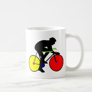 Caneca De Café Multi bicicleta colorida da bicicleta