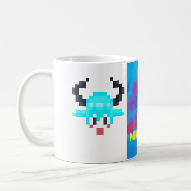 Caneca De Café multicolored bull (Esquerda)
