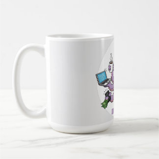Caneca De Café Multitarefa – Luloso Polvo Caótico Humor Negro 