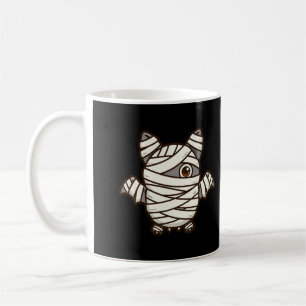 Caneca De Café Múmia de Morcego Fofo de Halloween