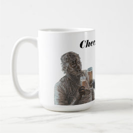 Caneca De Café Múmia e Bebendo de Werewolf animam Mug