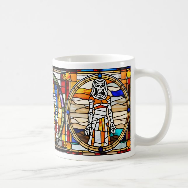 Caneca De Café Mummy Mug De Vidro Estampado (Direita)
