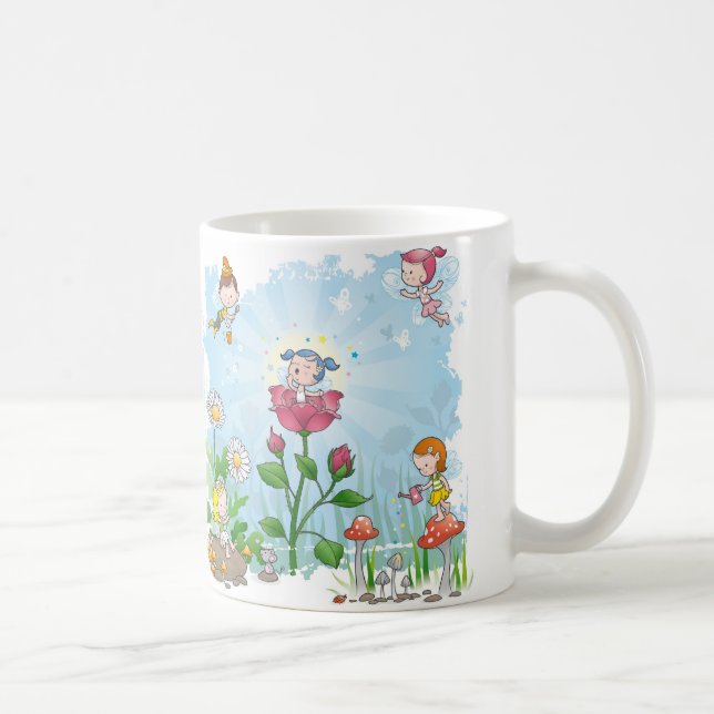 Caneca De Café Mundo 3 do conto de fadas (Direita)