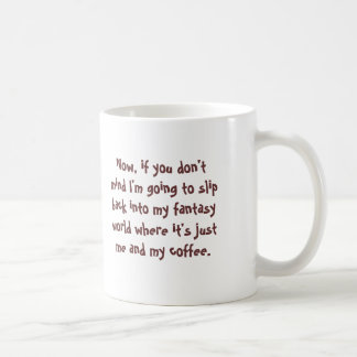 Caneca De Café Mundo de fantasia do café - personalizado