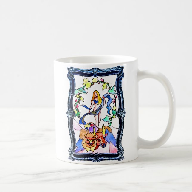 Caneca De Café Mundo de mármore (Direita)