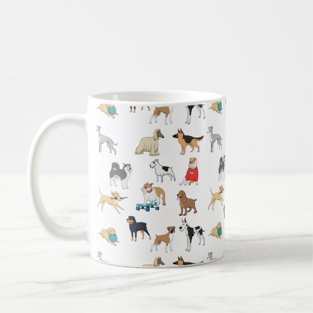 Caneca De Café Mundo dos Cães (Esquerda)