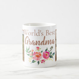 CANECA DE CAFÉ MUNDOS A MELHOR NANA COM 2 FOTOS