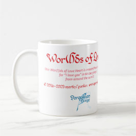 Caneca De Café Mundos de Mug de Amor