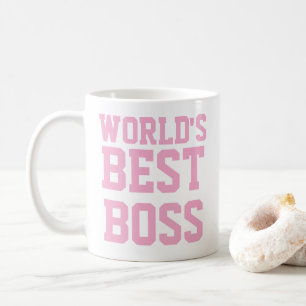 Caneca De Café Mundos divertidos melhor chefe