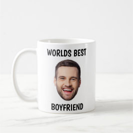 Caneca De Café Mundos Engraçados Melhor Foto De Namorado Café