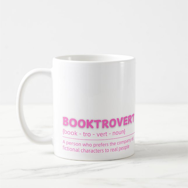 Caneca De Café Mundos Fictícios De Booktrovert Certificados > Vid (Esquerda)