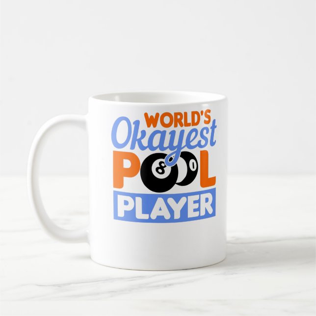 Caneca De Café Mundos Jogadores de Piscina mais ocaios (Esquerda)