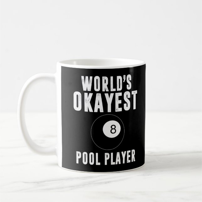 Caneca De Café Mundos Jogadores de Piscina mais ocaios (Esquerda)