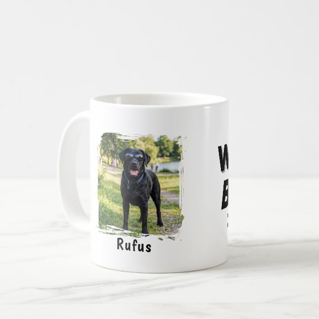 Caneca De Café Mundos Melhores Personalizados com Foto e Texto (Frente Esquerda)