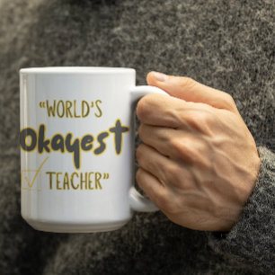 Caneca De Café Mundos Personalizáveis Professor Mais Ou Menos