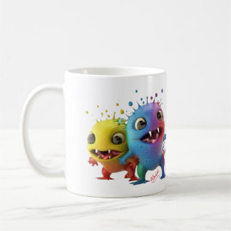 Caneca De Café Muñeco monstruo divertido - AI