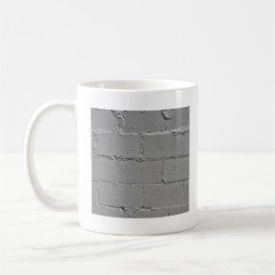 Caneca De Café Muro de Bloco de Concreto Grande Texturizado