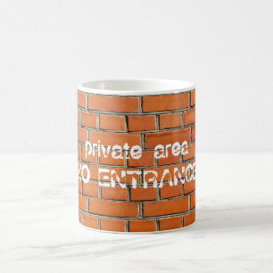 Caneca De Café Muro de tijolos