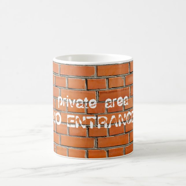 Caneca De Café Muro de tijolos (Centro)