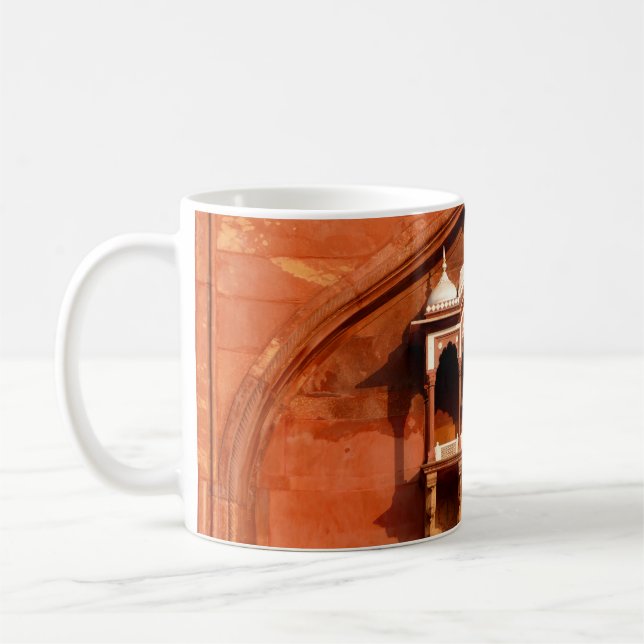 Caneca De Café Muro do Templo da Índia (Esquerda)