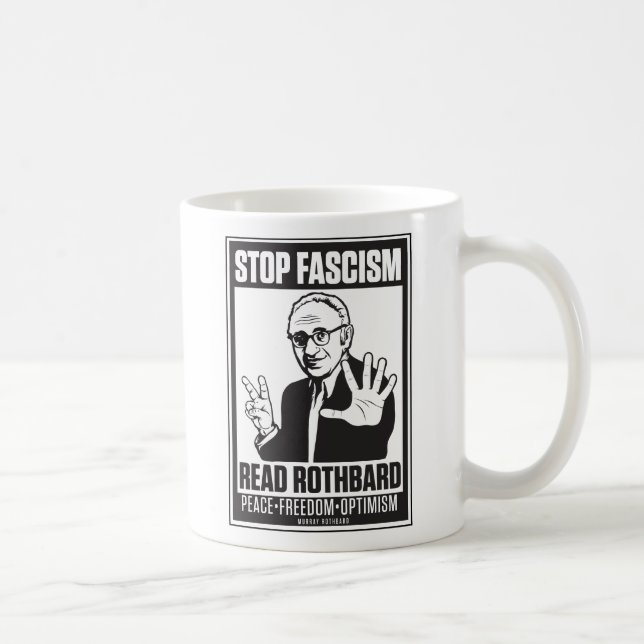 Caneca De Café Murray Rothbard Mug (Direita)
