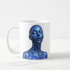 Caneca De Café Musa da Tecnologia Azul
