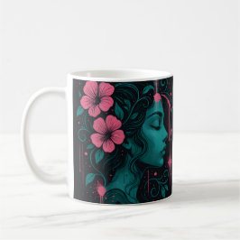 CANECA DE CAFÉ MUSA FLORAL