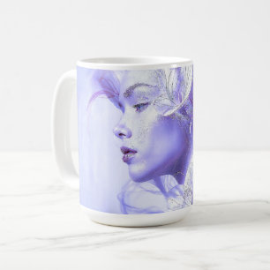 Caneca De Café Musa Lavanda Etérea