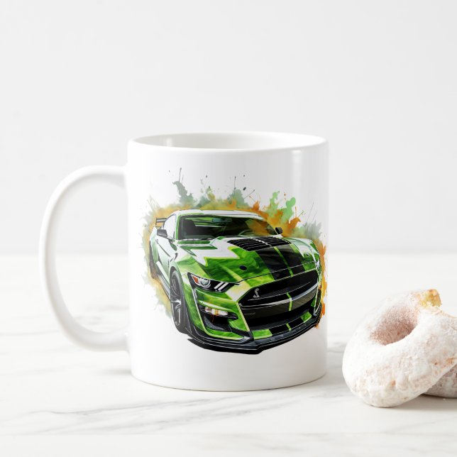 Caneca de Café Muscle Car (Com Donut)