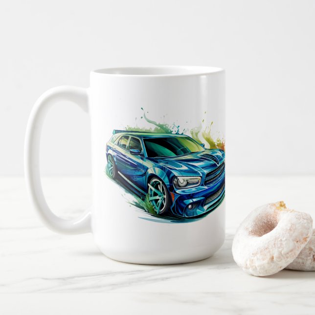 Caneca de Café Muscle Car (Com Donut)
