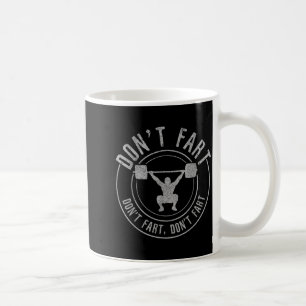 Caneca De Café Musculação Levantamento de Peso Quem Levanta Não P