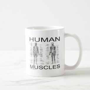 Caneca De Café Músculos humanos e anatomia