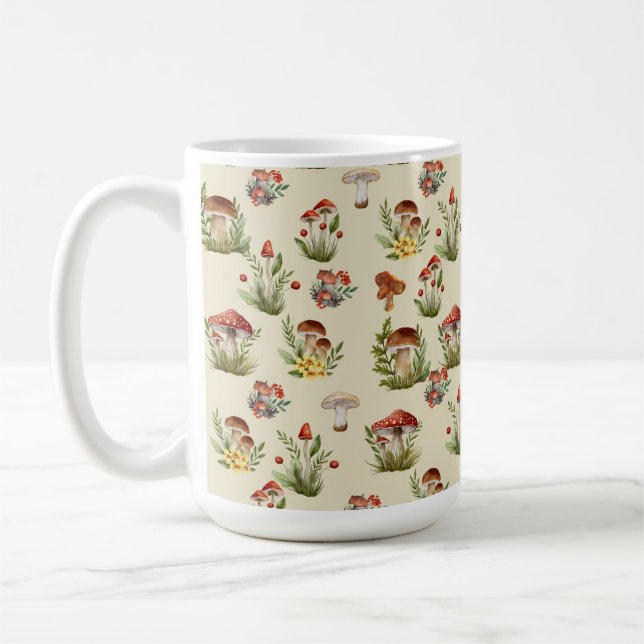 Caneca De Café Mushroom Café Mug (Esquerda)