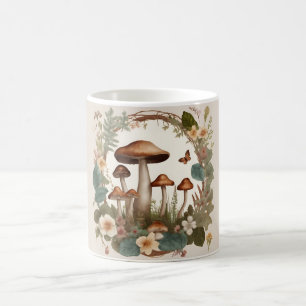 Caneca De Café Mushroom Cottagecore