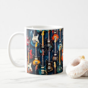 Caneca De Café Music Guitars Café Mug
