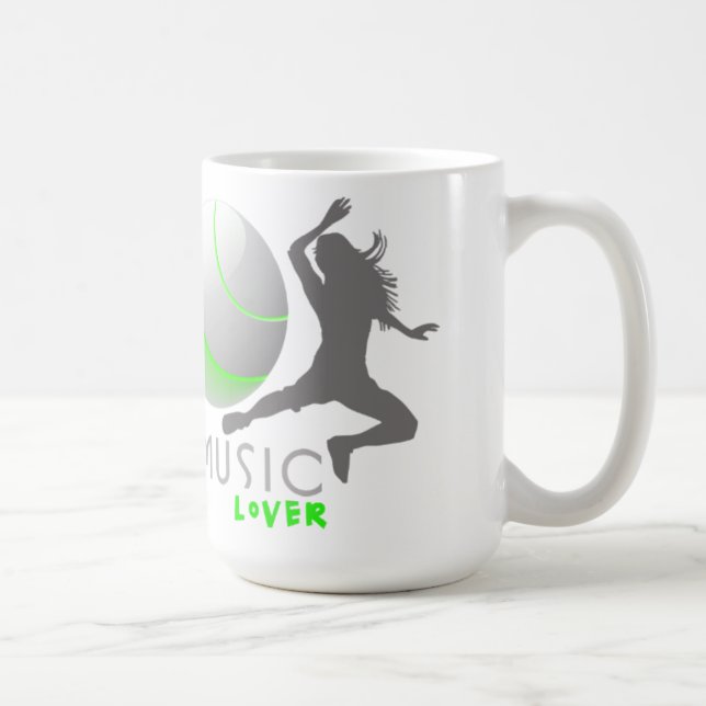 Caneca De Café Music Lover Ringer Mug (Direita)
